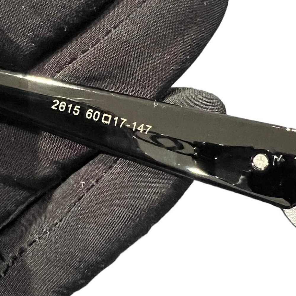 💥AUTHENTIC SUNGLASSES CHANEL 2615 60 17 - 147 BLACK/SILVER - Picture 5 of 12